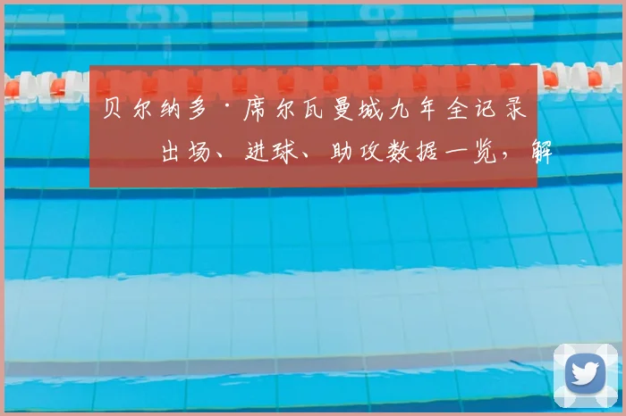 贝尔纳多·席尔瓦曼城九年全记录：出场、进球、助攻数据一览，解析他对蓝月军团的核心贡献